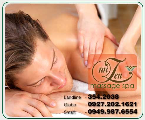 RaiZen Massage Spa  - Call us  now  at  Landline - 354.2038  Globe - 0927.202.1621 Smart - 0949.987.6554 
